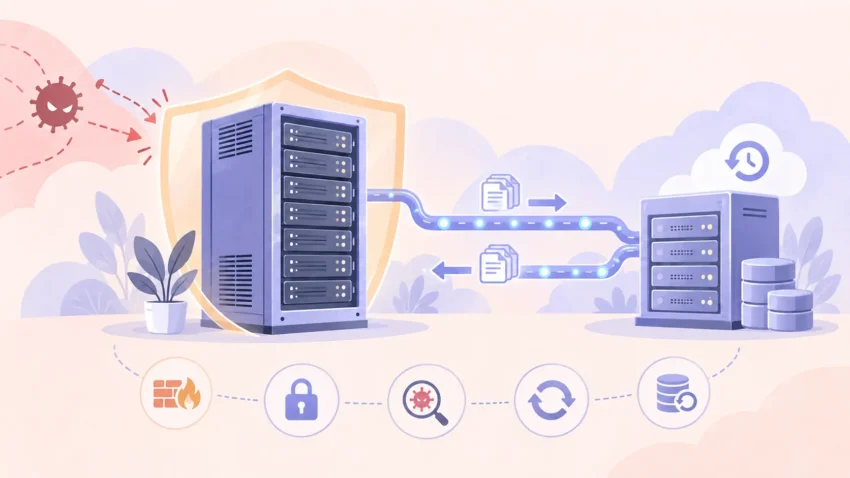 بکاپگیری منظم و محافظت از اطلاعات سایت وردپرسی با فایروال و SSL